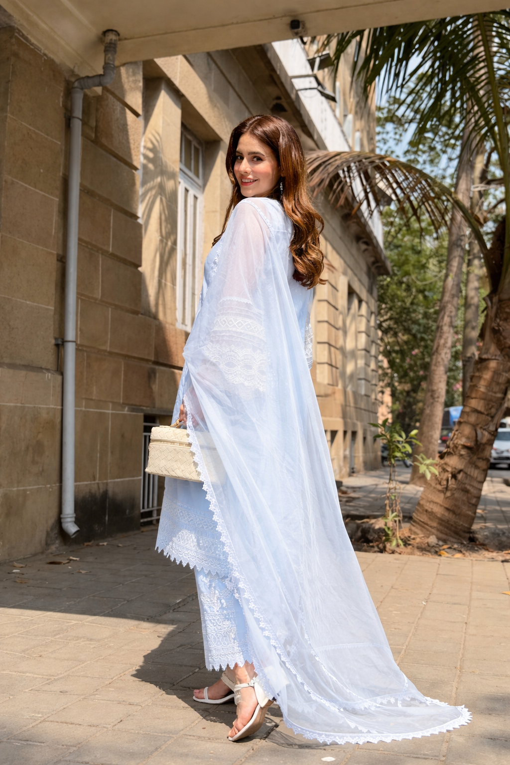 Aamna sharif in Aurora (Powder Blue)