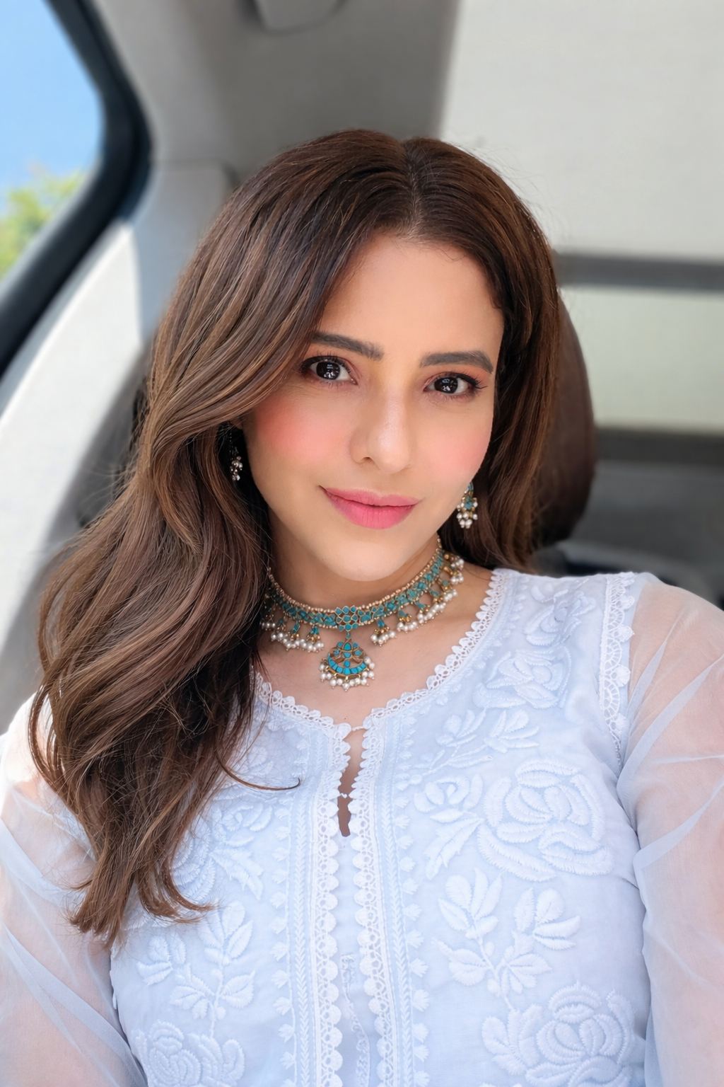Aamna sharif in Aurora (Powder Blue)