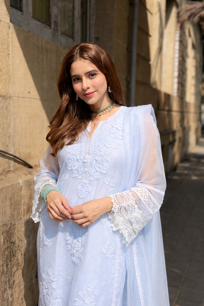 Aamna sharif in Aurora (Powder Blue)