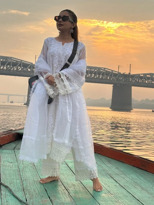 Tina Datta in Aurora Suit Set