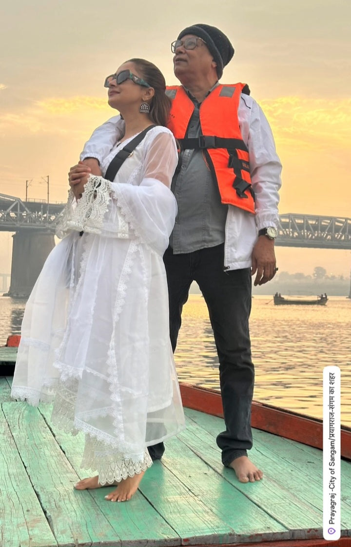 Tina Datta in Aurora Suit Set