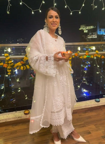 Nia Sharma in Aurora Suit Set